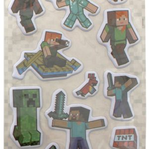 Minecraft Adventures pufi szivacs matrica szett