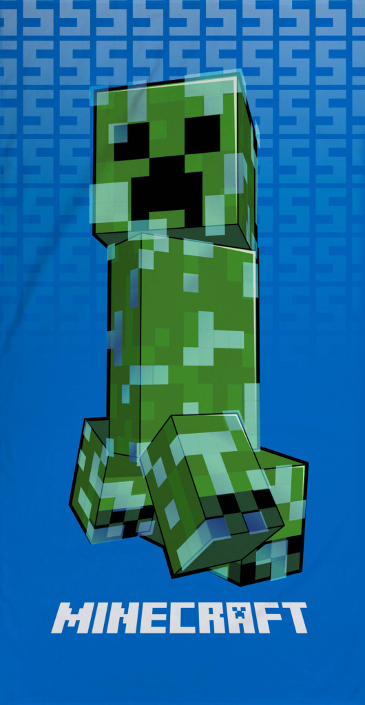 Minecraft SSS fürdőlepedő, strand törölköző 70x140cm