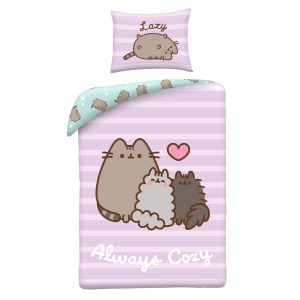 Pusheen Always Cozy ágyneműhuzat 140×200cm, 70×90 cm microfibre