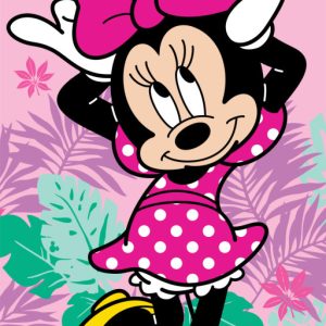 Disney Minnie Pretty in Pink fürdőlepedő, strand törölköző 70x140cm