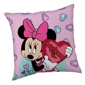 Disney Minnie Purple párnahuzat 40x40 cm Velúr