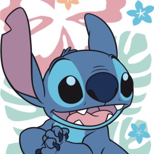 Disney Lilo és Stitch, A csillagkutya Hawaiian Harmony fürdőlepedő, strand törölköző 70x140c