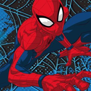 Pókember Spider-Verse fürdőlepedő, strand törölköző 70x140cm (Fast Dry)