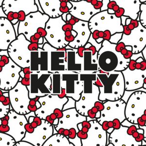 Hello Kitty Red Bows fürdőlepedő, strand törölköző 70x140cm