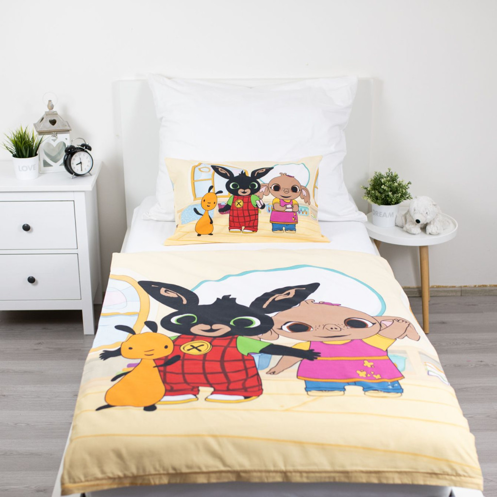 Bing Playroom gyerek, ovis ágyneműhuzat 100×135cm, 40×60 cm - Image 2