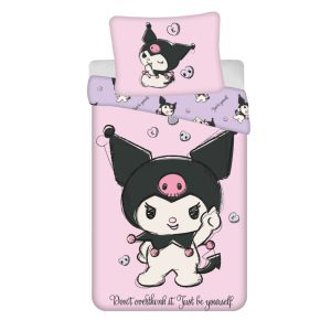 Hello Kitty Kuromi Be Yourself ágyneműhuzat 140×200cm, 70×90 cm