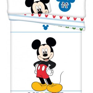 Disney Mickey Colors gyerek, ovis ágyneműhuzat 100×135cm, 40×60 cm