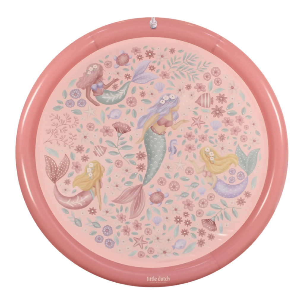 Little Dutch felfújható vízpermetező szőnyeg - Dreamy Mermaid