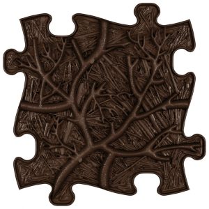 Muffik szenzoros ortopédiai szőnyeg puzzle gyökerek barna- puha