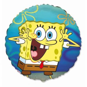 SpongyaBob Fun Face fólia lufi 46 cm