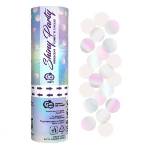 Színes Shiny Party konfetti kilövő 15 cm