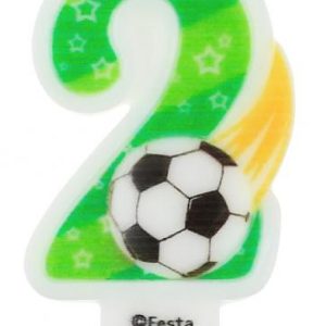 Focis 2-es Ball számgyertya, tortagyertya