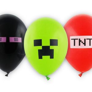TNT Party léggömb, lufi 6 db-os 12 inch (30 cm)