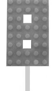 Építőkocka 8-as Grey Blocks tortagyertya, számgyertya