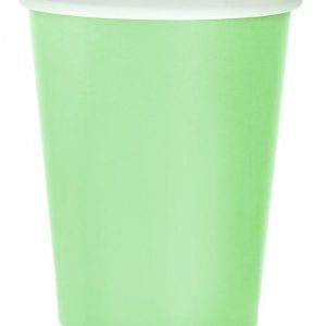 Zöld Solid Mint papír pohár 14 db-os 270 ml