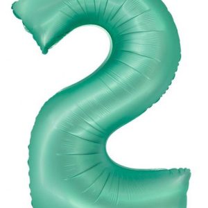 Menta 2-es Mint Mat szám fólia lufi 76 cm