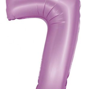 Levendula 7-es Lavender Mat szám fólia lufi 76 cm