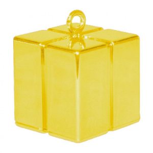 Arany Gold ajándékdoboz formájú léggömb, lufi súly