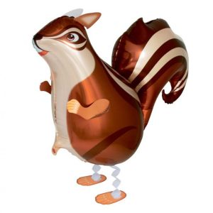 Mókus Brown sétáló fólia lufi 55 cm