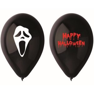 Halloween Scary léggömb, lufi 5 db-os 12 inch (30 cm)