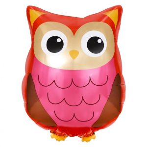 Bagoly Eyes fólia lufi 40 cm