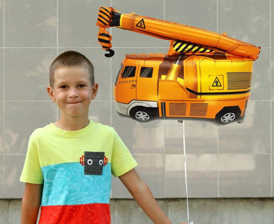 Darus teherautó Crane fólia lufi 65 cm - Image 2