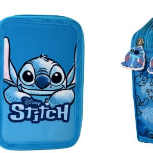 Disney Lilo és Stitch, A csillagkutya Smile tolltartó töltött 3 emeletes