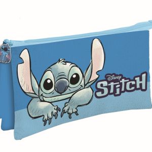 Disney Lilo és Stitch, A csillagkutya Smile 3 rekeszes tolltartó 22 cm