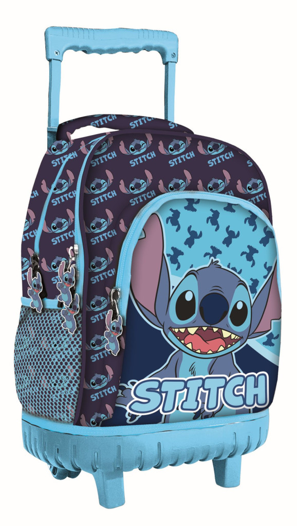 Disney Lilo és Stitch, A csillagkutya Abstract prémium gurulós iskolatáska, táska 44 cm