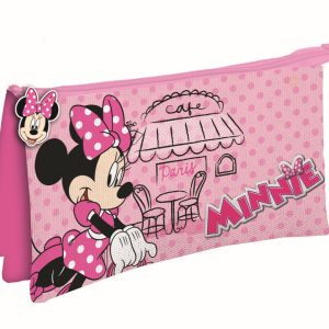 Disney Minnie Paris 3 rekeszes tolltartó 22 cm