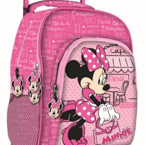 Disney Minnie Paris prémium gurulós iskolatáska, táska 44 cm