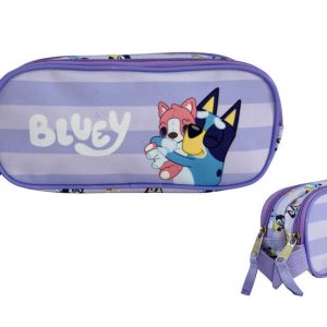 Bluey Puppy 2 rekeszes tolltartó 23 cm
