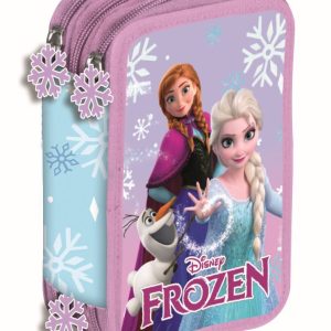 Disney Jégvarázs Winter Magic tolltartó töltött 3 emeletes