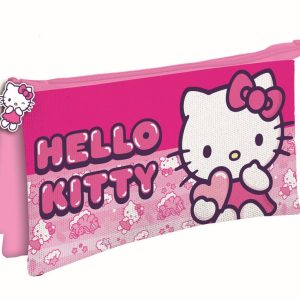Hello Kitty Unicorn 3 rekeszes tolltartó 22 cm