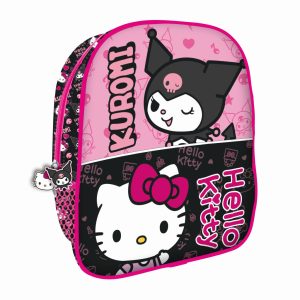 Hello Kitty & Kuromi hátizsák, táska 26 cm
