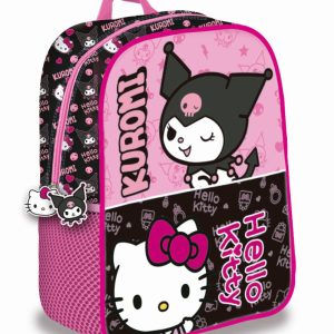 Hello Kitty & Kuromi 3D hátizsák, táska 30 cm