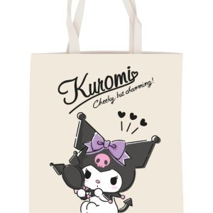 Hello Kitty Kuromi Charming vászontáska, bevásárlótáska 44 cm