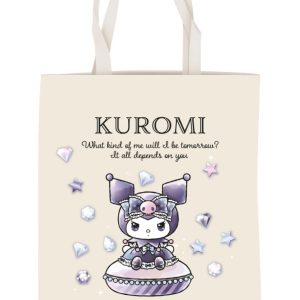 Hello Kitty Kuromi Diamond vászontáska, bevásárlótáska 44 cm