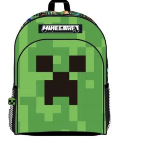Minecraft Green Face iskolatáska, táska 40 cm