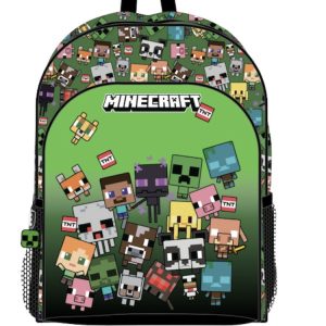 Minecraft Lot of Characters iskolatáska, táska 40 cm