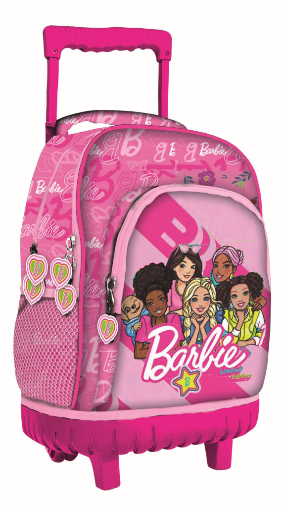 Barbie Dream Squad prémium gurulós iskolatáska, táska 44 cm