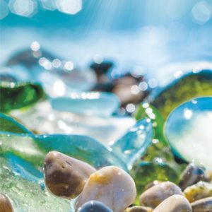 Természet Sea Glass A/4 gumis mappa