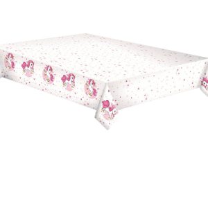 Unikornis Pink Heart papír asztalterítő 120x180 cm