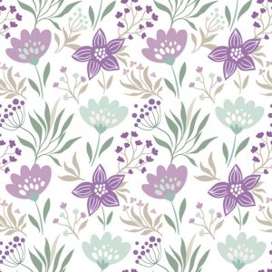 Virág Violet and Mint szalvéta 20 db-os 33x33 cm