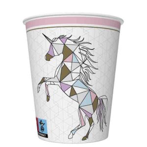 Unikornis Graphic Wild papír pohár 8 db-os 250 ml
