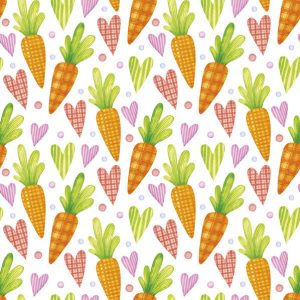 Húsvét Sweet Carrots szalvéta 20 db-os 33x33 cm