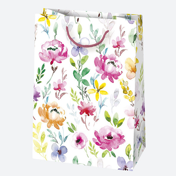 Virág Blossom papír ajándéktasak, ajándékzacskó 23x32x11 cm - Image 2