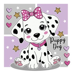 Állatos Charming Puppy szalvéta 20 db-os 33x33 cm