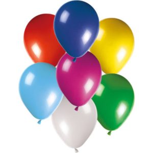Színes Colorful léggömb, lufi 50 db-os