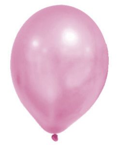 Metallic Pink Pastel léggömb, lufi 8 db-os
